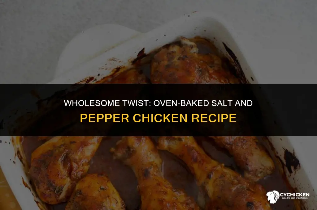how to make healthy salt and pepper chicken