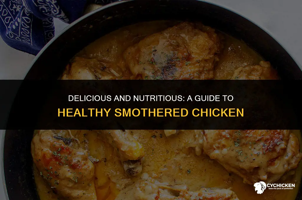 how to make healthy smothered chicken