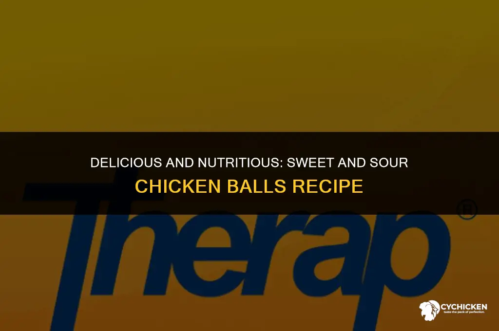 how to make healthy sweet and sour chicken balls