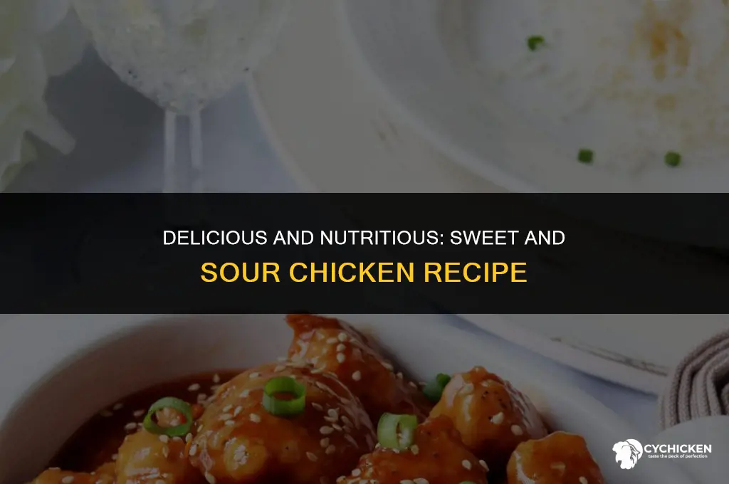 how to make healthy sweet and sour chicken