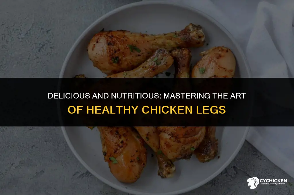 how to make healthy tasty chicken legs