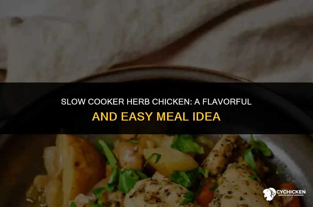 how to make herb chicken in crock pot