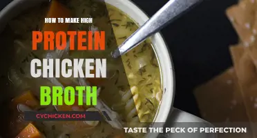 Simmering Strength: Crafting High-Protein Chicken Broth at Home