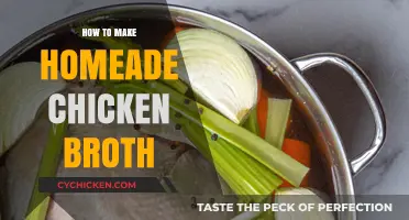 Simmering Comfort: A Simple Guide to Homemade Chicken Broth