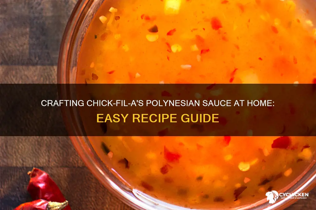 how to make homemade chick fil a polynesian sauce