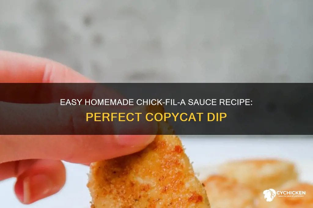 how to make homemade chick fila sauce