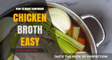 Simmering Simplicity: Homemade Chicken Broth Made Easy