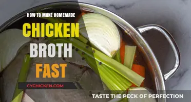 Quick and Easy Homemade Chicken Broth Recipe
