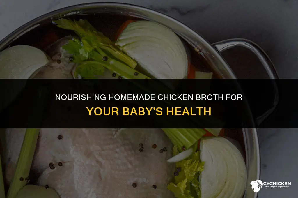 how to make homemade chicken broth for babies
