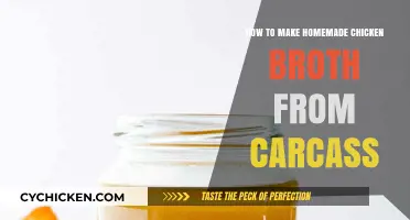 From Carcass to Comfort: Homemade Chicken Broth Recipe