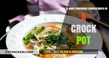 Simmering Comfort: Homemade Chicken Broth in a Crock Pot