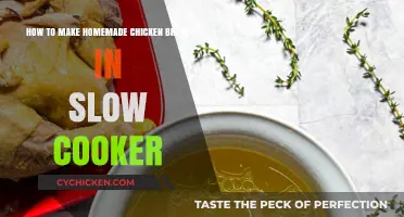 Simmering Comfort: Homemade Chicken Broth in a Slow Cooker