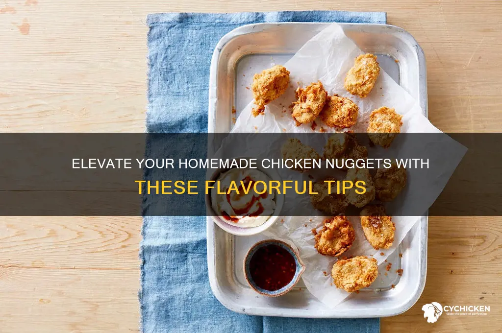 how to make homemade chicken nuggets taste better