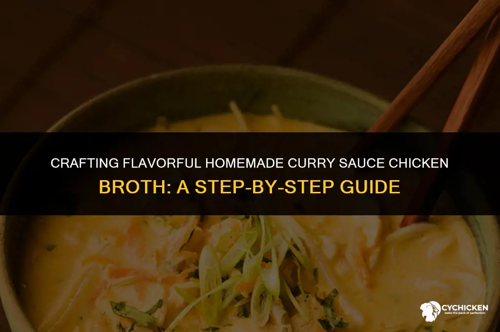 how to make homemade curry sauce chicken broth