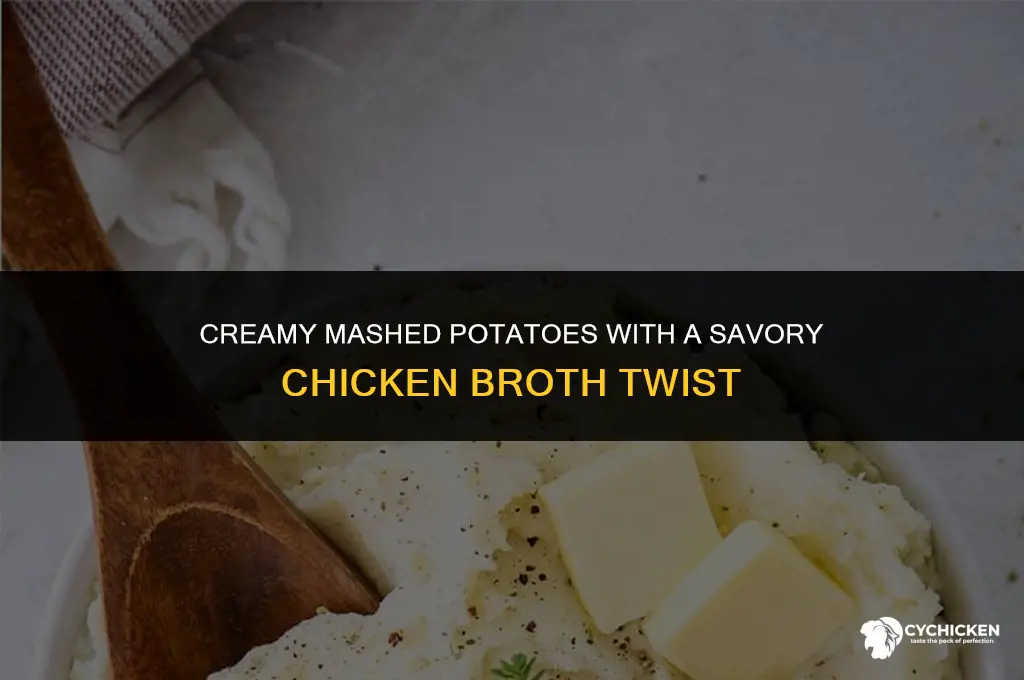 how to make homemade mashed potatoes with chicken broth