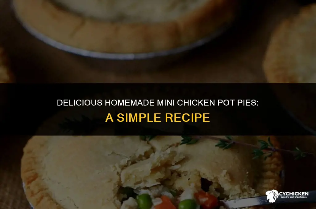 how to make homemade mini chicken pot pies