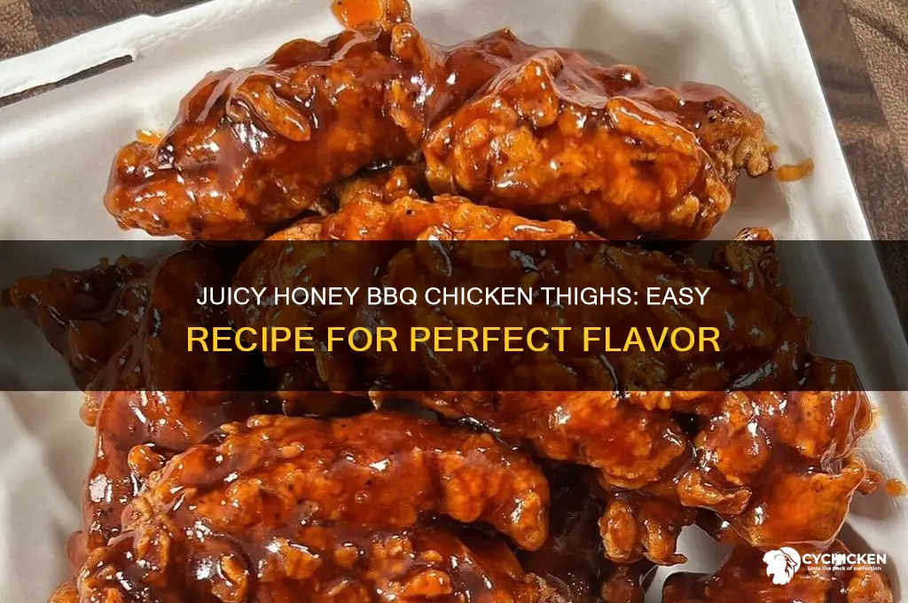 how to make honey bbq chicken thighs