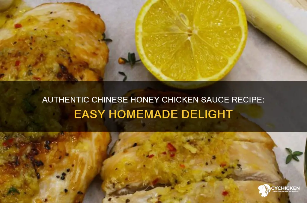how to make honey chicken sauce chinese style
