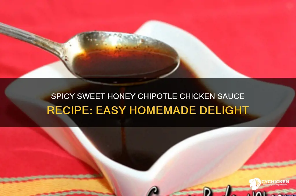 how to make honey chipotle chicken sauce