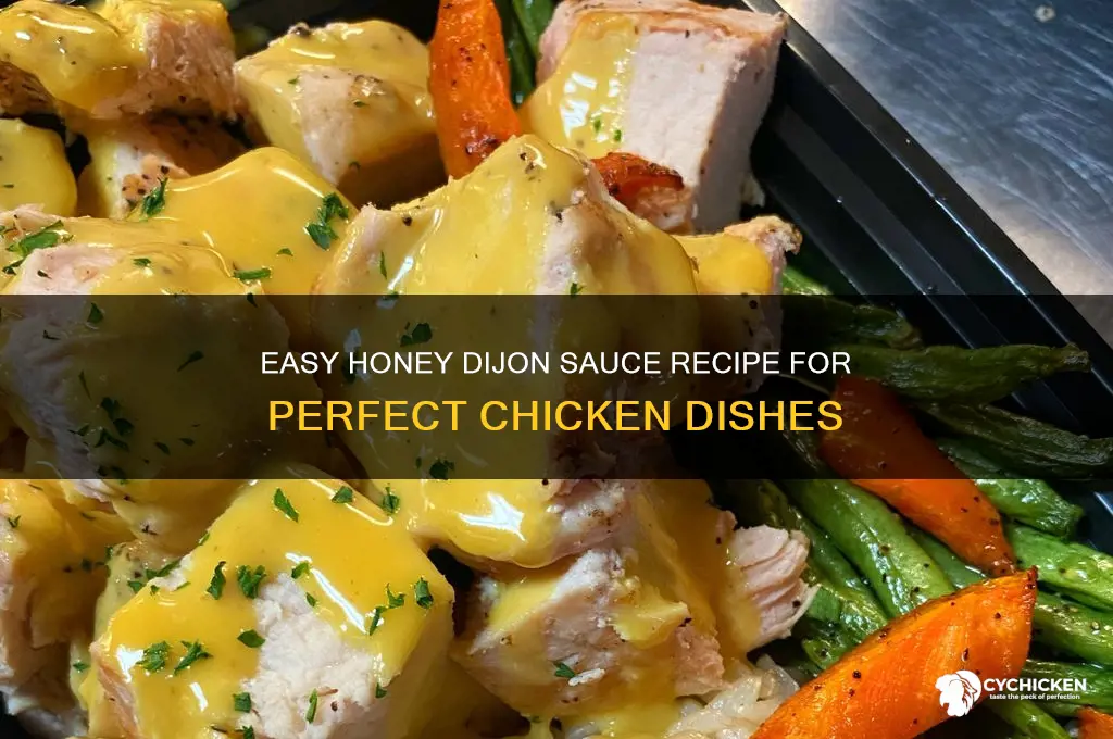 how to make honey dijon sauce for chicken