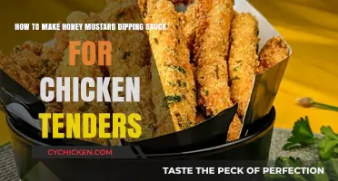 Easy Honey Mustard Sauce Recipe for Crispy Chicken Tenders