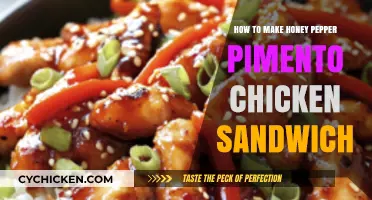 Spicy Sweet Delight: Honey Pepper Pimento Chicken Sandwich Recipe