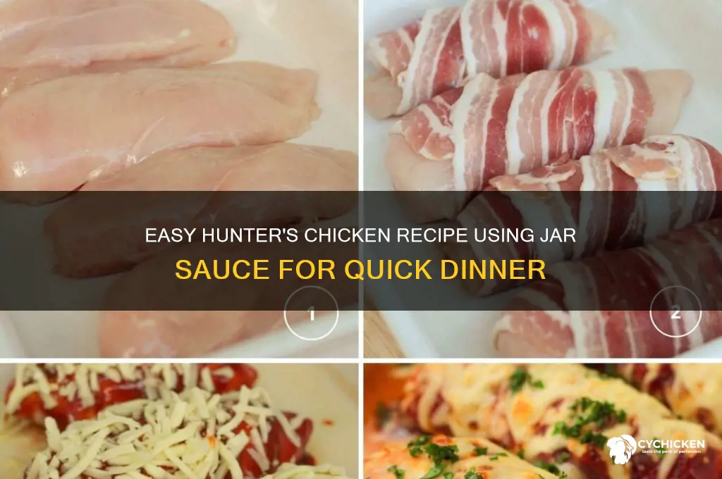 how to make hunters chicken with jar sauce