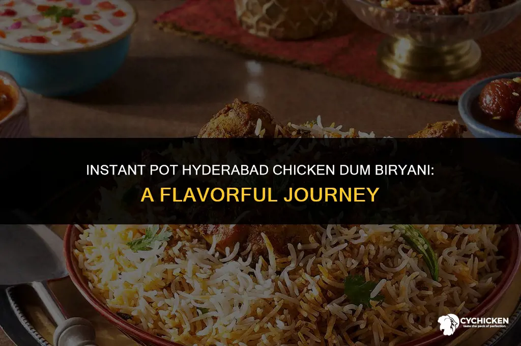 how to make hyderabad chicken dum biryani in instant pot