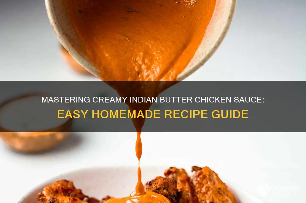 how to make indian butter chicken sauce