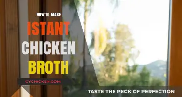 Quick and Easy Instant Chicken Broth Recipe