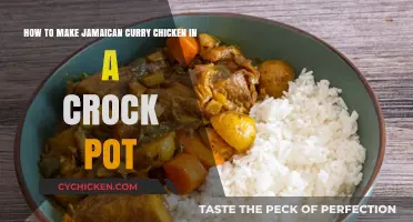 Slow-Cooked to Perfection: Jamaican Curry Chicken in a Crock Pot
