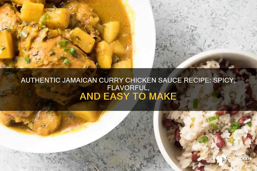 how to make jamaican curry chicken sauce
