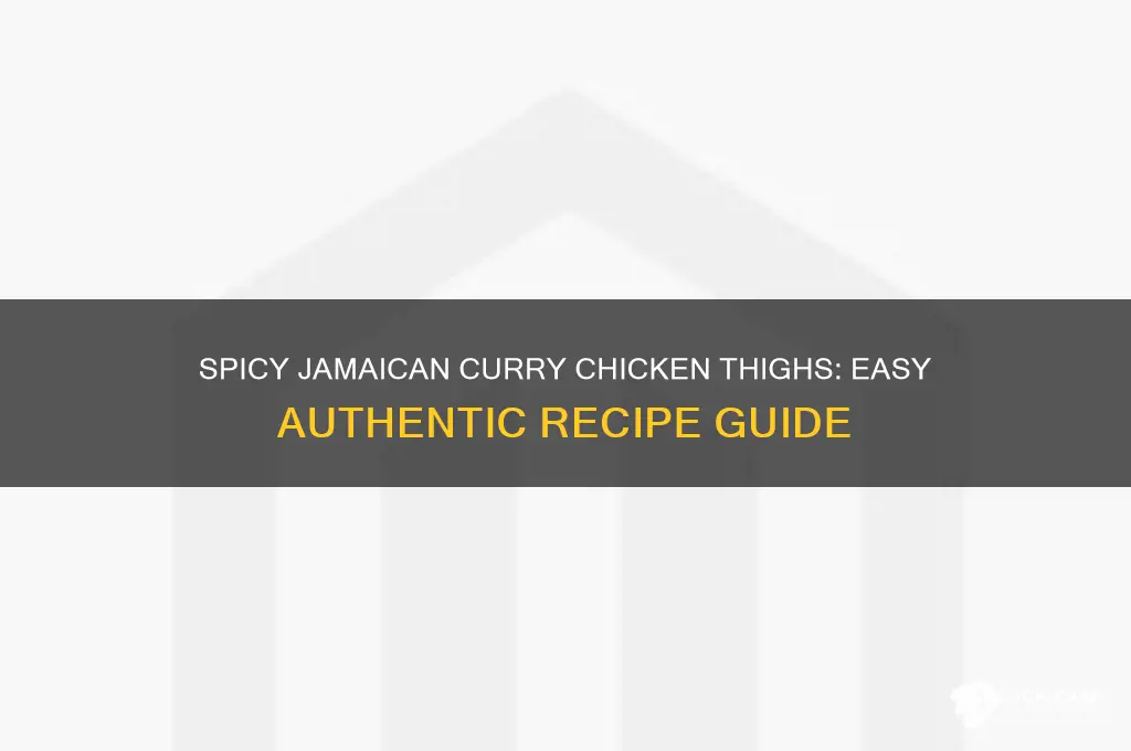 how to make jamaican curry chicken thighs
