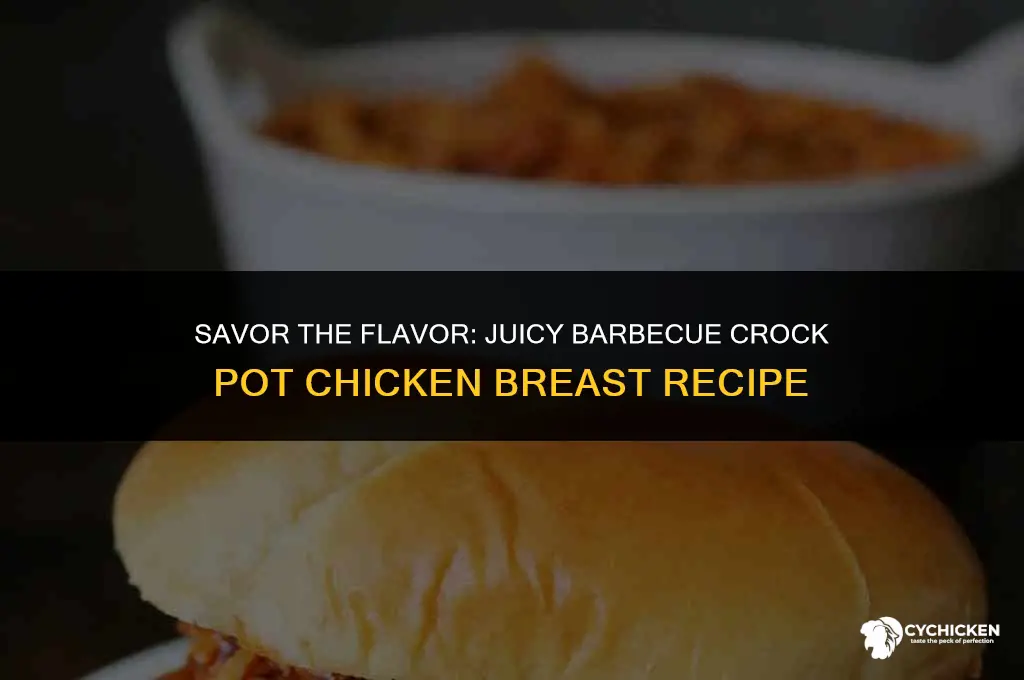 how to make juicy barbecuecrock pot chicken breast