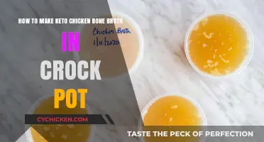 Simmering Wellness: Keto Chicken Bone Broth in a Crock Pot