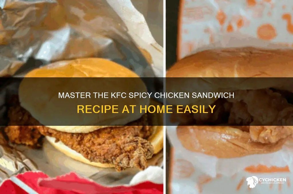 how to make kfc spicy chicken sandwich