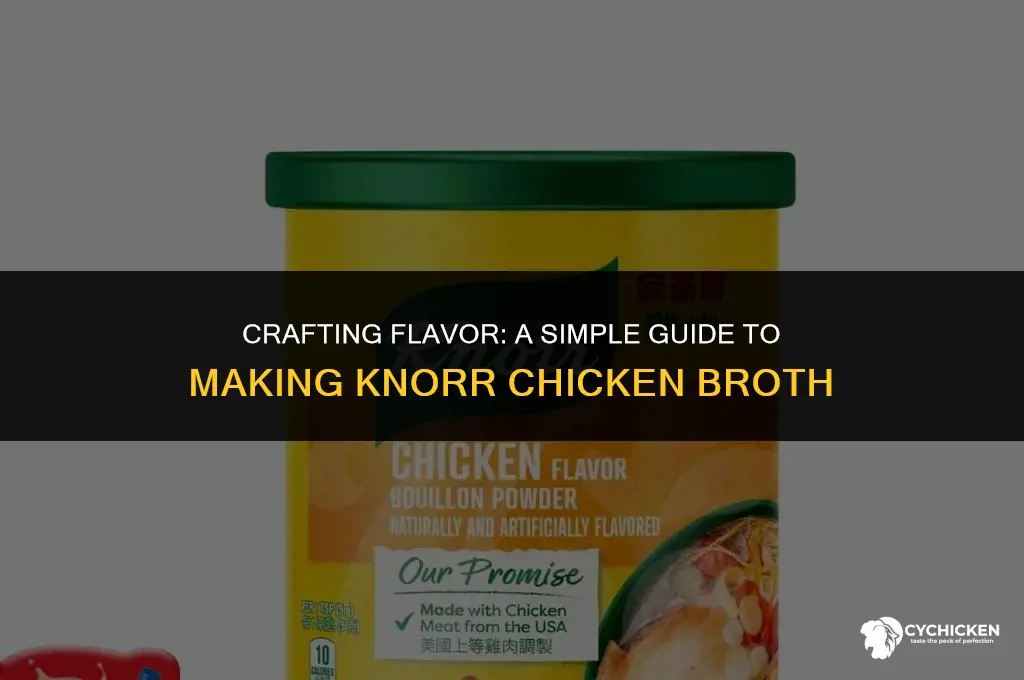 how to make knorr chicken broth