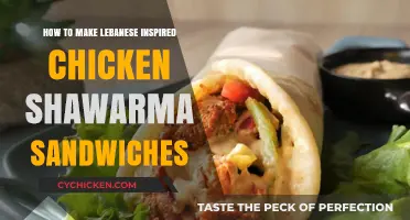 Crafting Authentic Lebanese Chicken Shawarma Sandwiches at Home: A Guide