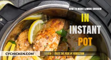 Instant Pot Lemon Chicken: A Quick and Flavorful Recipe