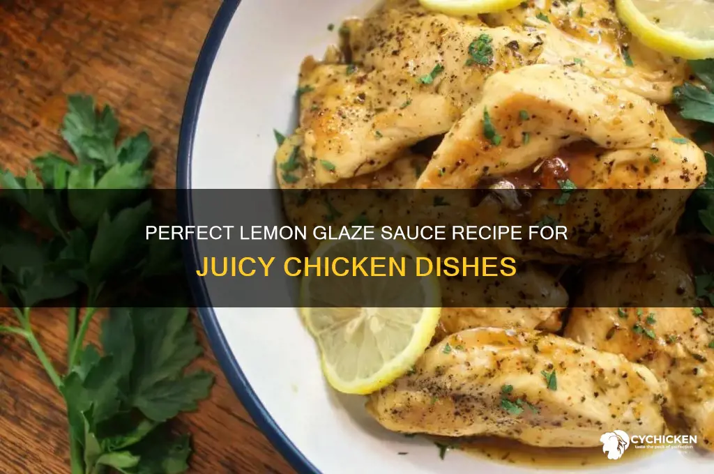 how to make lemon glaze sauce for chicken