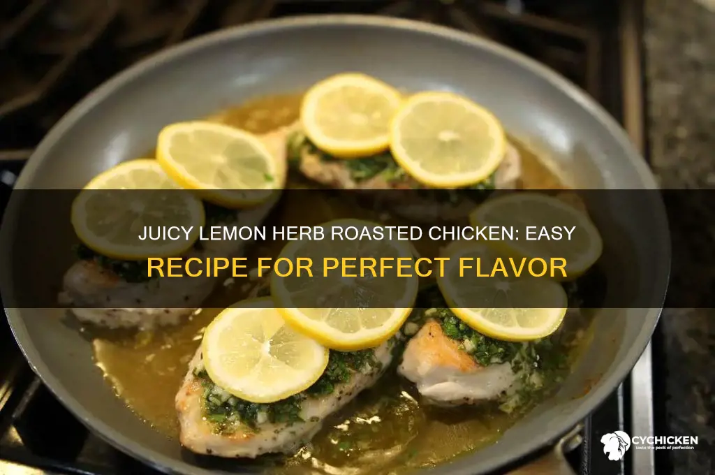 how to make lemon herb roasted chicken