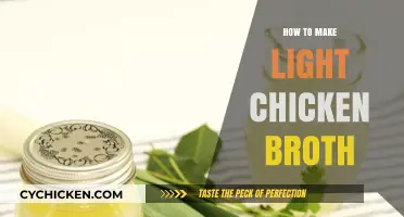 Simmering Simplicity: Crafting Light and Nourishing Chicken Broth