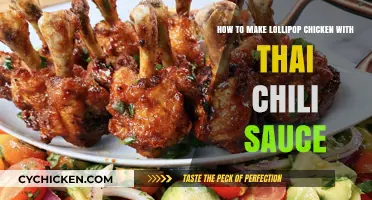 Crispy Lollipop Chicken Recipe with Spicy Thai Chili Sauce