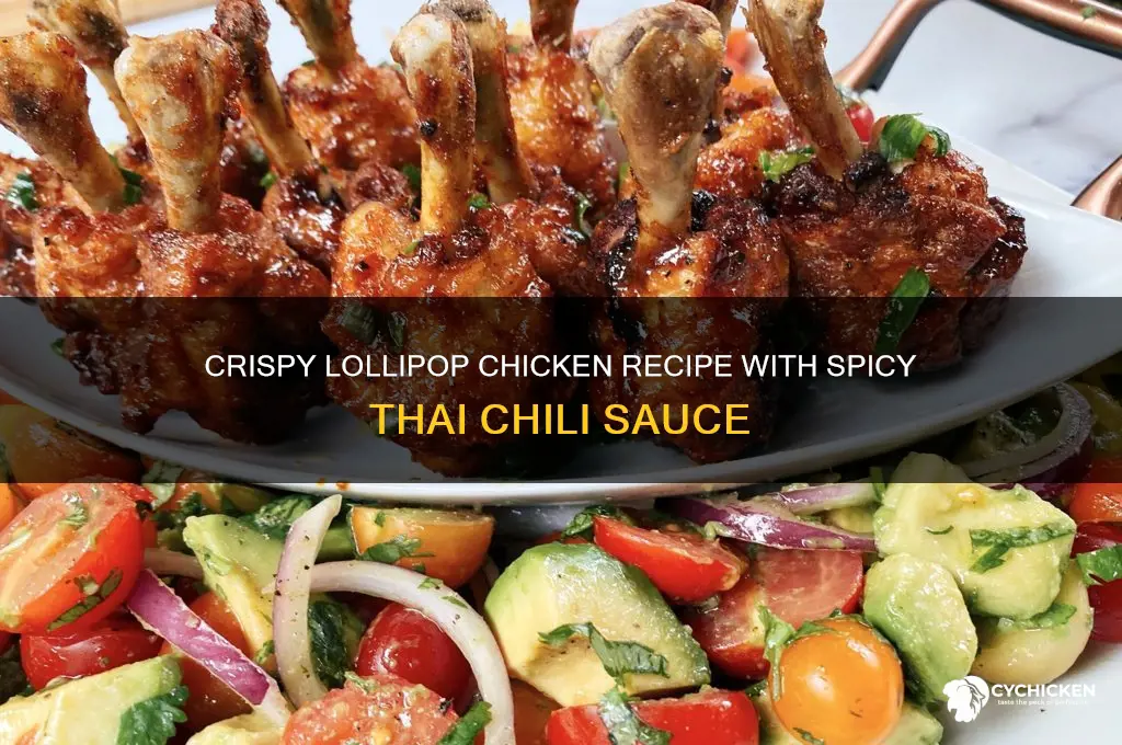 how to make lollipop chicken with thai chili sauce