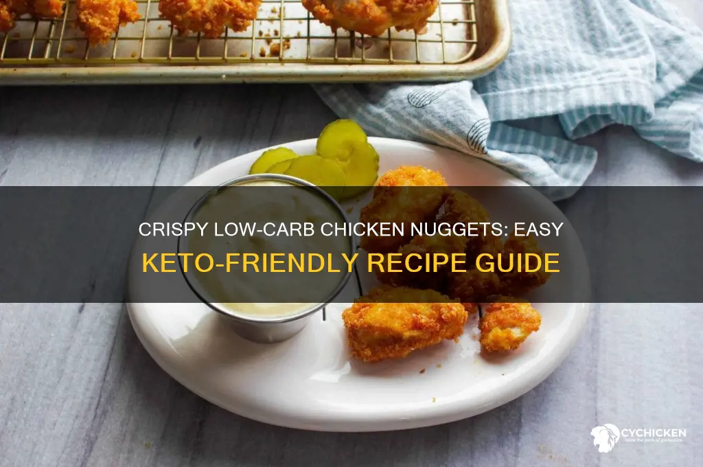 how to make low carb chicken nuggets