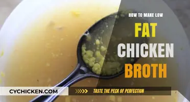 Simmering Health: Crafting Delicious Low-Fat Chicken Broth at Home