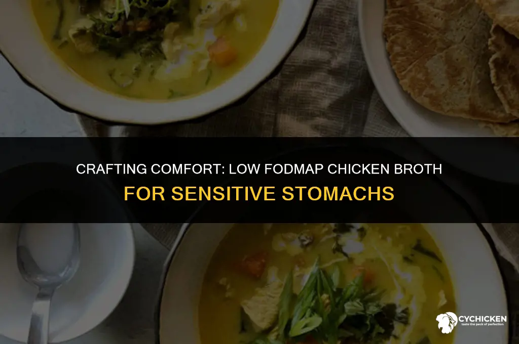 how to make low fodmap chicken broth