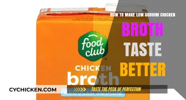 Enhancing Flavor: A Guide to Delicious Low-Sodium Chicken Broth