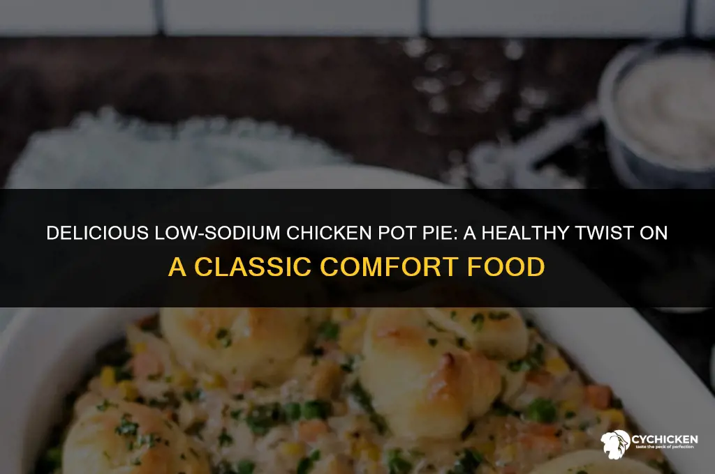 how to make low sodium chicken pot pie