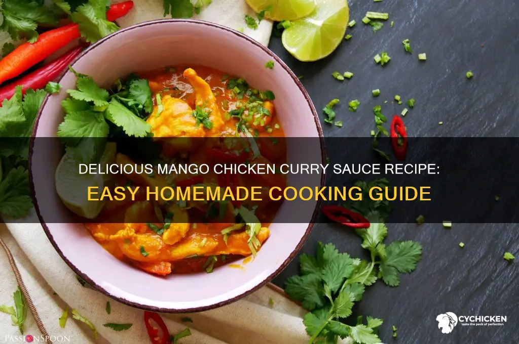 how to make mango chicken curry sauce